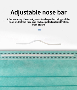 Atar en la cabeza Loop Medical <span class=keywords><strong>Dental</strong></span> Consumibles Nivel 2 3 Azul Verde Personalizado 3 capas Mascarilla quirúrgica desechable con 510K - Product Image 5