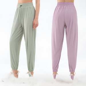 Custom Classic Women High Waist <b>Harem</b> Pull On <b>Trousers</b> Relaxed Fit Cuffed Ankle Casual Pants Wholesale Apparel USA UK EU Wear - Product Image 1