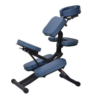 Chaise de massage facial portable au design moderne avec cadre en aluminium Mobilier mobile pliable pour thérapie et chambre à coucher pour hôtels