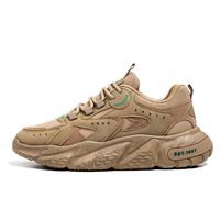 Nouvelles baskets sportives tendance pour hommes Printemps 2026 – Chaussures de course décontractées respirantes en maille, amorties et antidérapantes – Tailles 35-45 Noir Gris