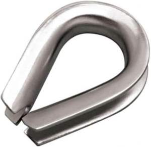 ซัพพลายเออร์อุปกรณ์ร้อยเชือกทางทะเลสแตนเลสสีดำ อุปกรณ์เสริม สายสลิงชุบสังกะสีแบบแข็ง ทิมเบิลสแตนเลส - Product Image 5