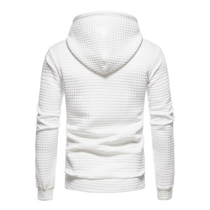 Felpa da uomo Casual <span class=keywords><strong>con</strong></span> <span class=keywords><strong>cappuccio</strong></span> Jacquard tinta unita <span class=keywords><strong>Plaid</strong></span> da uomo in cotone trapuntato <span class=keywords><strong>con</strong></span> <span class=keywords><strong>cappuccio</strong></span> - Product Image 5