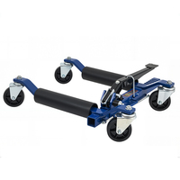 Chariot de positionnement hydraulique portable pour voiture 1650LBS avec roues pivotantes, outils de réparation de pneus, utilisation par une seule personne, outil de déplacement et de relocalisation automobile