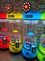 Machine de jeu d'arcade Super Mail à monnayeur, nouveau design, avec LED, en plastique, pour enfants et adultes, pour la distribution de cadeaux et de jouets