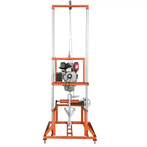 Satılık küçük derin delik taşınabilir kuyu su sondaj sondaj kulesi makinesi