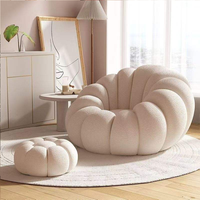 Canapé pouf moderne capitonné, confortable, meubles de maison avec canapé paresseux, pouf confortable, canapé de salon