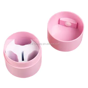 Toples Penyimpanan Lem Bulu Mata Fashion Matte, Wadah Perekat Berdiri Karbon Aktif Bersegel Label Pribadi