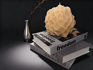 Vela electrónica suave en forma de flor para sala de estudio literario Fiesta de té de primavera La luz cálida crea una sensación de relajación - Product Image 2