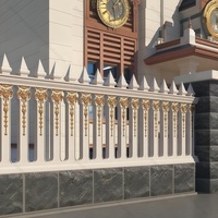 Dernier modèle de moule en plastique pour balustre décoratif en béton coulé sur place, hauteur 120 cm, en vente, moule pour clôture en béton, moule de fabrication préfabriquée