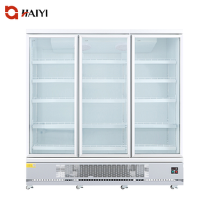 Congélateur vertical commercial avec portes vitrées, réfrigérateur vertical pour supermarché, congélateur pour crème glacée - Product Image 1