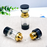Botol semprot kabut halus isi ulang, semprotan parfum Attar kaca kristal Arab 1ml 2ml 3ml dengan tongkat kaca