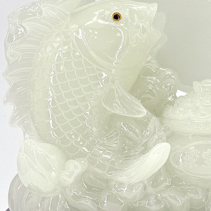 Invitante ricchezza e <span class=keywords><strong>pace</strong></span> benessere <span class=keywords><strong>pace</strong></span> pulsante ornamenti di pesce casa soggiorno esposizione arredi regalo Business ornamenti - Product Image 3