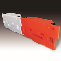 Barreras de Aislamiento para Peatones, Portátiles, Reforzadas, para Interiores y Exteriores, Barrera de Protección contra Colisiones para Karting, Barrera de Empalme Llena de Agua
