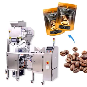 Automatic Granule Packing Machine Doypack Filling Machine Coffee Bean Candy Candis Seeds Nuts Pouch Premade Bag Packing Machine