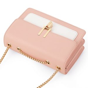 Custom Women Color-Block Sling Crossbody Bags Luxury Leather Cross Body <strong>Purses</strong> Cute Designer Handbags Shoulder Bag <strong>Medium</strong> Size - Product Image 3