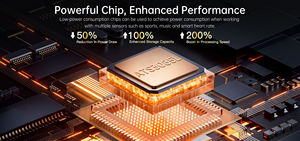 Montre connectée GPS pour le sport en plein air, fréquence cardiaque, oxygène sanguin, appels Bluetooth, écran AMOLED 1,43 pouce, étanche 5ATM, Reloj Smartwatch DM58 - Product Image 5