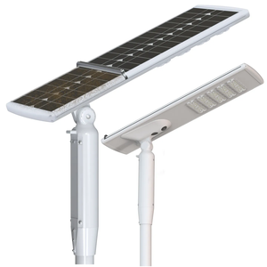 Super helle All-in-One-Solar-LED-Straßen laterne mit selbst reinigendem Aluminiumgehäuse-Netzteil über Batterie IP65 Nennleistung - Product Image 1