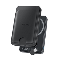 Yesido 5000mAh 20W Función de posicionamiento de carga rápida Portatarjetas de carga inalámbrica ultradelgada Banco de energía YP93
