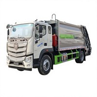 Camion compacteur de déchets Foton 4x2 de haute qualité, 14-18 m³, camion à chargement arrière pour la collecte des déchets sur les chantiers de construction