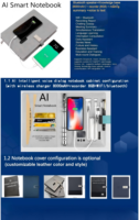 Bloc de Notas Electrónico Innovador con Escáner de Teléfono Móvil de 8000 mAh, Compatible con Transcripción OCR, para Regalo Ejecutivo, con Logotipo Personalizado