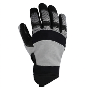 Gants de travail antidérapants en PU, bouts des doigts texturés, poignet élastique, gants de sécurité polyvalents, sans latex, sans poudre - Product Image 2