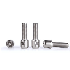 Tornillos de Acero Inoxidable 304 M3 M4 M5 M6 con Cabeza Circular y Orificios, Piezas para Instrumentos - Product Image 3