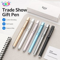 Stylo métallique rétractable finition mate personnalisé KAIX pour cadeaux d'entreprise avec livraison rapide en gros et faible MOQ