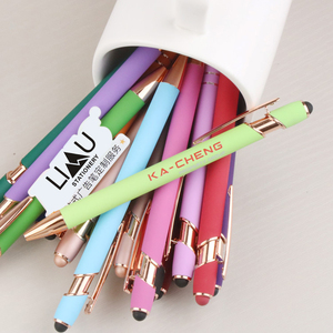 Nhiều Màu Rose Vàng Màn Hình Cảm Ứng Stylus Bút Bi Thiết Lập Biểu Tượng Tùy Chỉnh Đa-Chức Năng Thể Thao Bút Khuyến Mại - Product Image 6