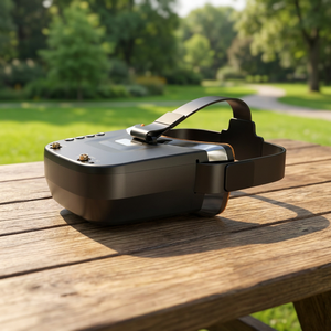 Mini lunettes FPV avec écran LCD de 3.0 pouces, 480x320, lentille Fresnel 4X, faible latence 20ms, antenne double RP-SMA 5.8G, batterie 1200mAh pour FPV - Product Image 1