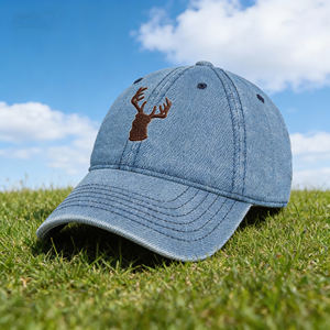 Gorra de Béisbol de 6 Paneles con Bordado, 100% Algodón, Visera Curva, Cierre a Presión, Gorra Deportiva al por Mayor - Product Image 2