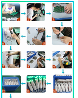 Applicateur manuel en plastique ABS sans marque, design élégant, compatible avec l'image de marque privée pour les soins du visage et du corps
