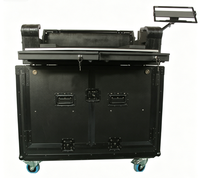Flight case audio professionnel personnalisable ODM/OEM avec système de levage hydraulique pour console de la série Grand