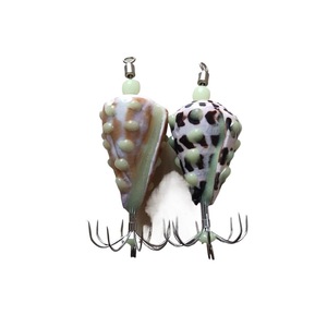 Appât de pêche en mer en bois luminescent avec crochet en forme de coquille <span class=keywords><strong>d</strong></span>'<span class=keywords><strong>escargot</strong></span> de mer naturel, 9g 25g, <span class=keywords><strong>pour</strong></span> la pêche en mer - Product Image 5