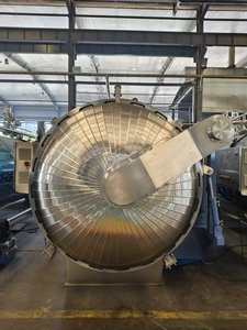 Rotationsdampfretort für Fertiggerichte, Schnelle Zykluszeiten in Industriellen Autoklaven zur Erhaltung der Getreidetextur - Product Image 3