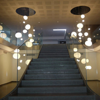 Lampe suspendue en verre opale en forme d'œuf, luminaire suspendu nordique, lustre, luminaire suspendu moderne pour restaurant, café, hôtel, villa, maison