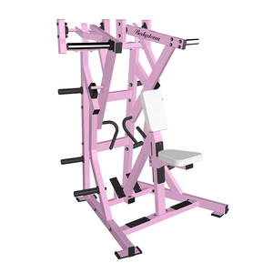 Machine de <span class=keywords><strong>musculation</strong></span> Iso-Lateral Low Row à charge par plaques, équipement de gym pour Lat Pulldown, sécurité pour la <span class=keywords><strong>musculation</strong></span> et usage commercial - Product Image 2