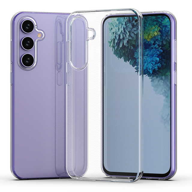Ultra Thin Clear Silicone TPU Phone Case for Samsung Galaxy S23 FE A25 5G Transparent Case for Samsung S23 FE Back Cover Cases
