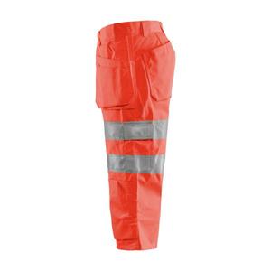BLAKLADER - 153918115500D84 Pantalones cortos piratas de alta visibilidad Rojos-EAN 7330509874967 ROPA DE TRABAJO DE 2017 - Product Image 5