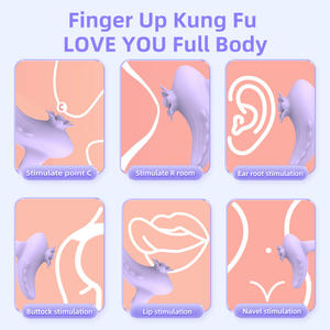 Vibrador de pareja controlado por aplicación, venta al por mayor, vibrador de dedo de clítoris para masturbador femenino, estimulador de vagina, punto G de clítoris - Product Image 4