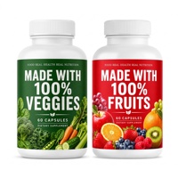 OEM Fruit- en Groentecapsules, groente- en fruitsupplement met vitaminen, mineralen en vezels, voedingsgebalanceerd
