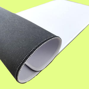 Grand tapis de jeu blanc à sublimation unie - Product Image 1