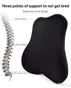 Bonne vente <span class=keywords><strong>orthopédique</strong></span> confort fauteuil roulant bois de charpente voiture dossier <span class=keywords><strong>oreiller</strong></span> mousse à mémoire coussins de soutien lombaire pour chaise - Product Image 6