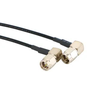 Sma Kabel Extensions Sma Mannelijke Naar Sma Mannelijke Haakse Connectoren Kabels Rg316 Coaxiale Patch Koorden Voor Antenne Routers En Wifi