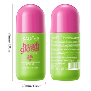 Déodorant anti-transpirant roll-on pour <span class=keywords><strong>femme</strong></span>, 50 ml, été, sans gras, rafraîchissant, parfum thé blanc, éclat de plage, pour les aisselles - Product Image 6