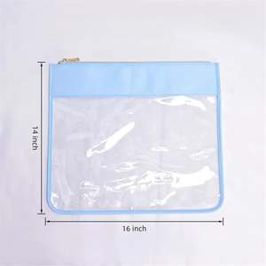 حقيبة أدوات تطريز مخصصة، حقيبة خيوط للتطريز والخياطة، حقيبة كبيرة للغرز، حقيبة شفافة بسحاب لمشاريع التطريز - Product Image 5