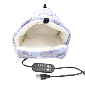 USB riscaldato eco-friendly flanella vello uccello nido Multi-livello regolazione della temperatura per pappagalli/scoiattoli/porcellini d'India - Product Image 6