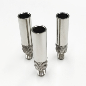 Tige de connexion en aluminium, pas métrique B1=1.25D, filetage à droite, extrémité moletée, usage industriel général - Product Image 3