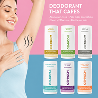 Déodorant en stick personnalisé avec logo, marque privée, sans aluminium, parfums naturels, pour hommes et femmes, anti-transpirant