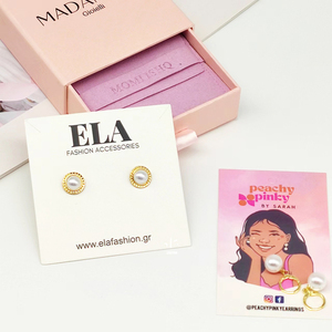 Tarjetas de Presentación con Logotipo Personalizado, Estampado en Negro, Tarjetas de Exhibición de Joyería, Tarjetas de <span class=keywords><strong>Cupón</strong></span>, Tarjetas Postales, Tarjetas de Agradecimiento para Boutique - Product Image 4