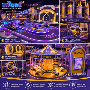 Attrezzature per Parco Giochi al Coperto da 3000 a 5000 Mq, Grande Area Avventura per Progetti di Intrattenimento nei Centri Commerciali - Product Image 4